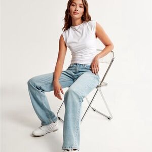 GRAY Abercrombie Modal collection Drape tank